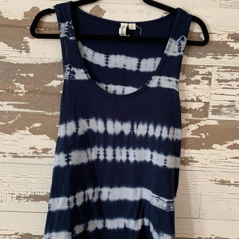Blue Tye Dyed Tank